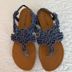 Women's American Eagle sandals Blue Size 7.5 bohemian style